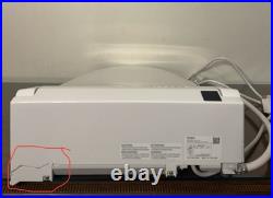 TOTO SW3084 #01 White, Elongated Bidet Toilet Seat MINOR DAMAGE/CRACK