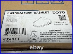 TOTO SW4734AT40#01 WASHLET+ Electronic Bidet Toilet Seat, Elongated TOTO SW4734AT40#01 WASHLET+ Electronic Bidet Toilet Seat, Elongated
