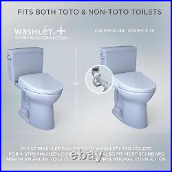 TOTO SW4736AT40#01 WASHLET+ Electronic Bidet Toilet Seat, Elongated, WhiteNEW