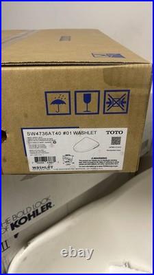 TOTO SW4736AT40 #01 WASHLET Elongated Bidet Toilet Seat Cotton White TOTO SW4736AT40 #01 WASHLET Elongated Bidet Toilet Seat Cotton White