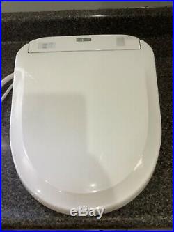 TOTO SW573-01 Washlet S300E Round Bidet Toilet Seat with ewater+, Cotton White