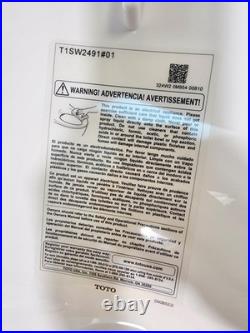 TOTO T1SW2491#01 Washlet Elongated Bidet Toilet Seat with Remote Control TOTO T1SW2491#01 Washlet Elongated Bidet Toilet Seat with Remote Control