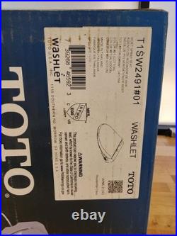 TOTO T1SW2491#01 Washlet Elongated Bidet Toilet Seat with Remote Control TOTO T1SW2491#01 Washlet Elongated Bidet Toilet Seat with Remote Control