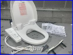 TOTO WASHLET C100 Electric Bidet Seat for Round Toilet with PREMIST-White-Used