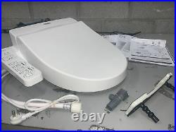 TOTO WASHLET C100 Electric Bidet Seat for Round Toilet with PREMIST-White-Used