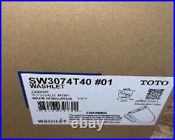 TOTO WASHLET+ Electronic Bidet Seat White (SW3074T4001) BRAND NEW SEALED