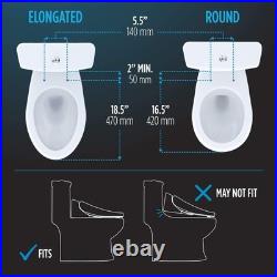TOTO WASHLET S300e Electronic Bidet Toilet Seat with EWATER+ Cleansing, Round