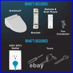 TOTO WASHLET S300e Electronic Bidet Toilet Seat with EWATER+ Cleansing, Round