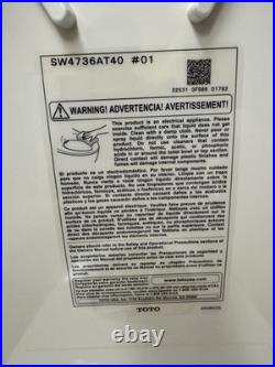 TOTO WASHLET S7A Electronic Bidet Toilet Seat Elongated White SW4736AT40#01