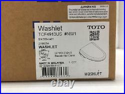 TOTO Washlet Bidet Toilet Seat SW3054-01 TCF4913US