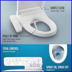 TOTO Washlet C2 Cotton White Elongated Electronic Bidet Toilet Seat SW3074T40#01