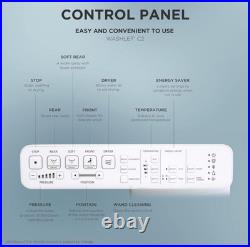 TOTO Washlet C2 Cotton White Elongated Electronic Bidet Toilet Seat SW3074T40#01