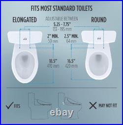 TOTO Washlet C2 Cotton White Elongated Electronic Bidet Toilet Seat SW3074T40#01