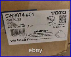 TOTO Washlet C2 Electronic Bidet Toilet Seat SW3074#01, Cotton White