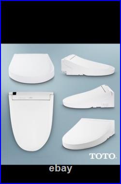 TOTO Washlet C5 Electronic Bidet Toilet Seat ELONGATED, Cotton White SW3084#01