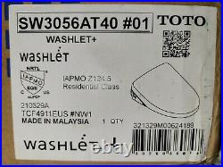 TOTO Washlet+ S550e Elongated Bidet Seat in Cotton White SW3056AT40#01