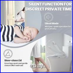 Tadashi Bidet Toilet Seat Elongated, Heated Toilet Seat, Instant Warm Water