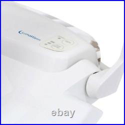 Toilet Seat Closed Front Heated LED Nightlight Elongated Plastic in White Finish