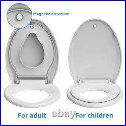 Toilet Seat, Elongated Toilet Seat with Toddler Seat Built in, Potty Training Toilet Seat, Elongated Toilet Seat with Toddler Seat Built in, Potty Training