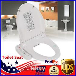 Toilet Seat Round with Adjustable Water Temperature- Electric Smart Bidet Seat