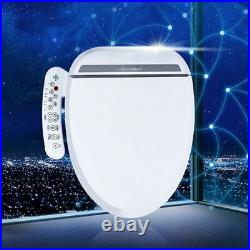 Toilet Seat Round with Adjustable Water Temperature- Electric Smart Bidet Seat