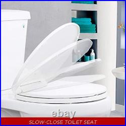 Toilet Seat with Lid, Slow Close Seat and Cover