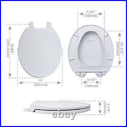 Toilet Seat with Lid, Slow Close Seat and Cover