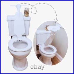 Toilet Seat with Urinal Attachment (Elongated) Solution for Urine Splatter