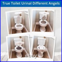 Toilet Seat with Urinal Attachment (Elongated) Solution for Urine Splatter