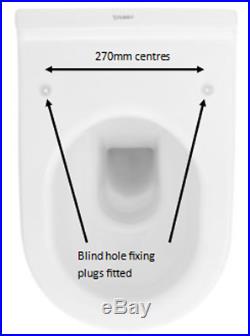 Toilet seat designed to fit Duravit Starck 3, soft close, quick release