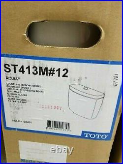 Toto Ct414#01 Aquia Sedona Beige Elongated Bowl Complete Toilet