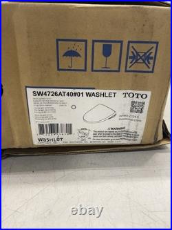 Toto Electronic Bidet Toilet Seat Elongated Cotton White-SW4726AT40#01