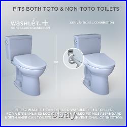 Toto S7A WASHLET+ Elongated in Cotton White Contemporary SW4736AT40#01