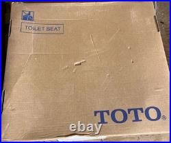 Toto SS247R#01 Slim D-Shape Closed-Front Soft Close Toilet Seat