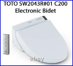 Toto SW2043R White C200 Round Closed Bidet Seat