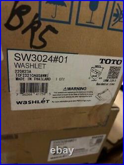 Toto SW3024 #01 WASHLET KC2 Electric Bidet Toilet Seat Heated Elongated Damaged