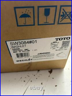 Toto SW3084 #01 Washlet C5 Elongated Bidet Seat Cotton White Damaged