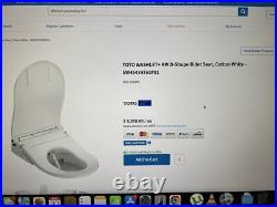 Toto SW4547AT60#01 RW WASHLET+ Ready Electronic Bidet Toilet Seat with Auto Flus