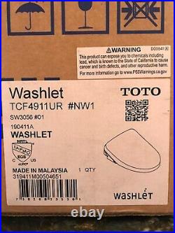 Toto WASHLET S550e Electronic Bidet Toilet Seat with EWATER+ and Auto Open