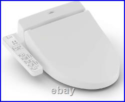 Toto Washlet C100 Electronic Bidet Toilet Seat With Premist, Round, Cotton