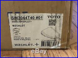 Toto Washlet S500E, Classic, Elongated With Ewater+, Cotton SW3044T40#1 Open Box
