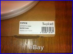 Twyford New Entice/Wave Toilet Seat (EN7870) 9 Hinge Centres