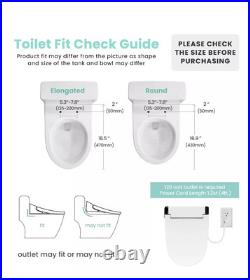VOVO STYLEMENT VB-6000SE Electronic Smart Bidet Toilet Seat, Made in Korea