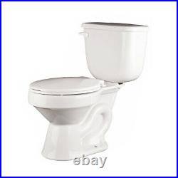Venceramica Two-Piece Round Toilet 1.6 GPF Seat Included White