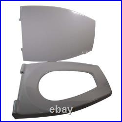 Vintage Kohler Rochelle Lustra Square Elongated Toilet Seat 4675 Country Grey