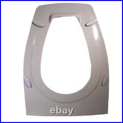Vintage Kohler Rochelle Lustra Square Elongated Toilet Seat 4675 Country Grey