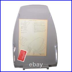 Vintage Kohler Rochelle Lustra Square Elongated Toilet Seat 4675 Country Grey