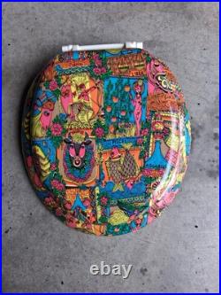 Vintage Novelty Toilet Seat With Complete Zodiac Representation
