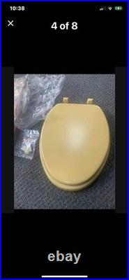 Vintage Original MCM Kohler Toliet Seat Harvest Gold New In Original Box NOS USA