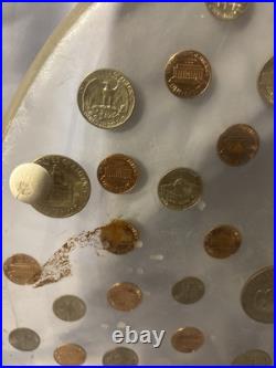Vintage Toilet Seat Acrylic Lucite Silver Dollar Haves & More, 110 Coins Vintage Toilet Seat Acrylic Lucite Silver Dollar Haves & More, 110 Coins